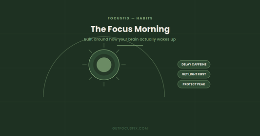 How to Build a Morning Routine That Actually Protects Your Focus All Day