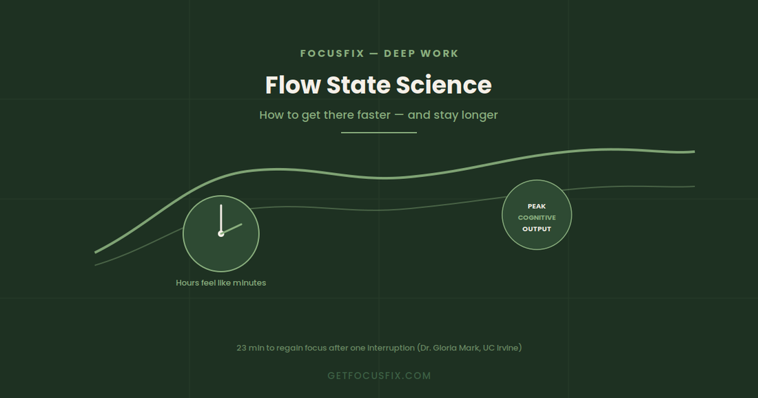 Flow State: The Science of Deep Work (And How to Get There Faster)