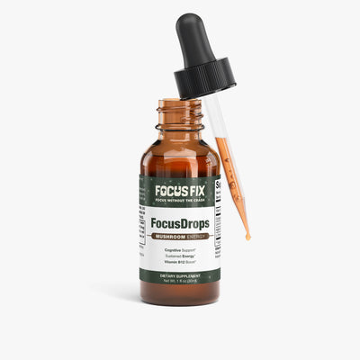 FocusDrops — Liquid Nootropic & Mushroom Focus Drops