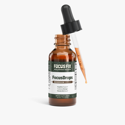 FocusDrops — Liquid Nootropic & Mushroom Focus Drops