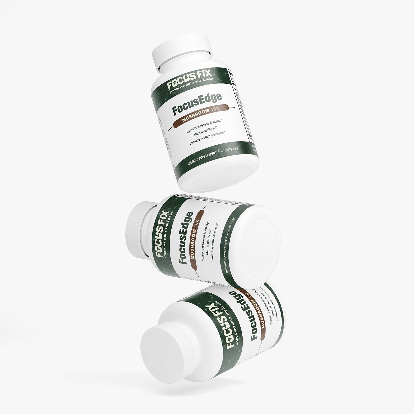 FocusEdge - 10-in-1 Mushroom Complex for Mental Clarity