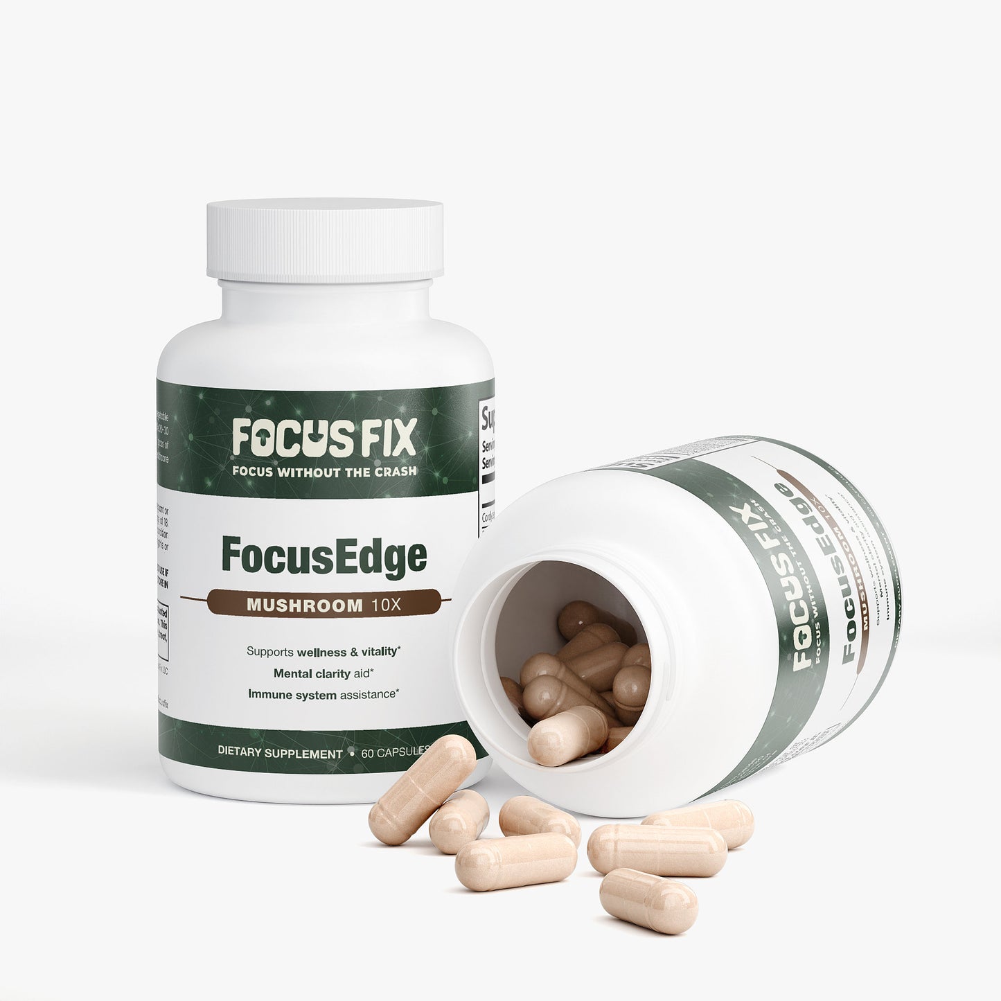 FocusEdge - 10-in-1 Mushroom Complex for Mental Clarity
