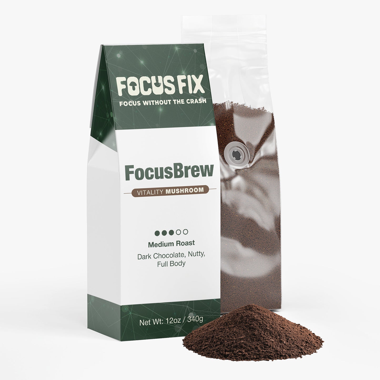 FocusBrew - Vitality Mushroom Coffee