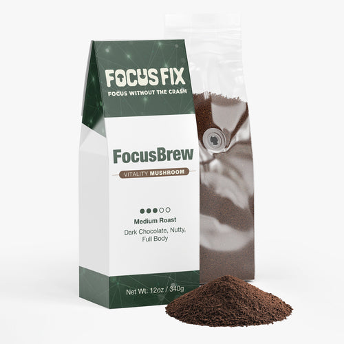 FocusBrew — Lion's Mane Mushroom Coffee (Medium Roast)
