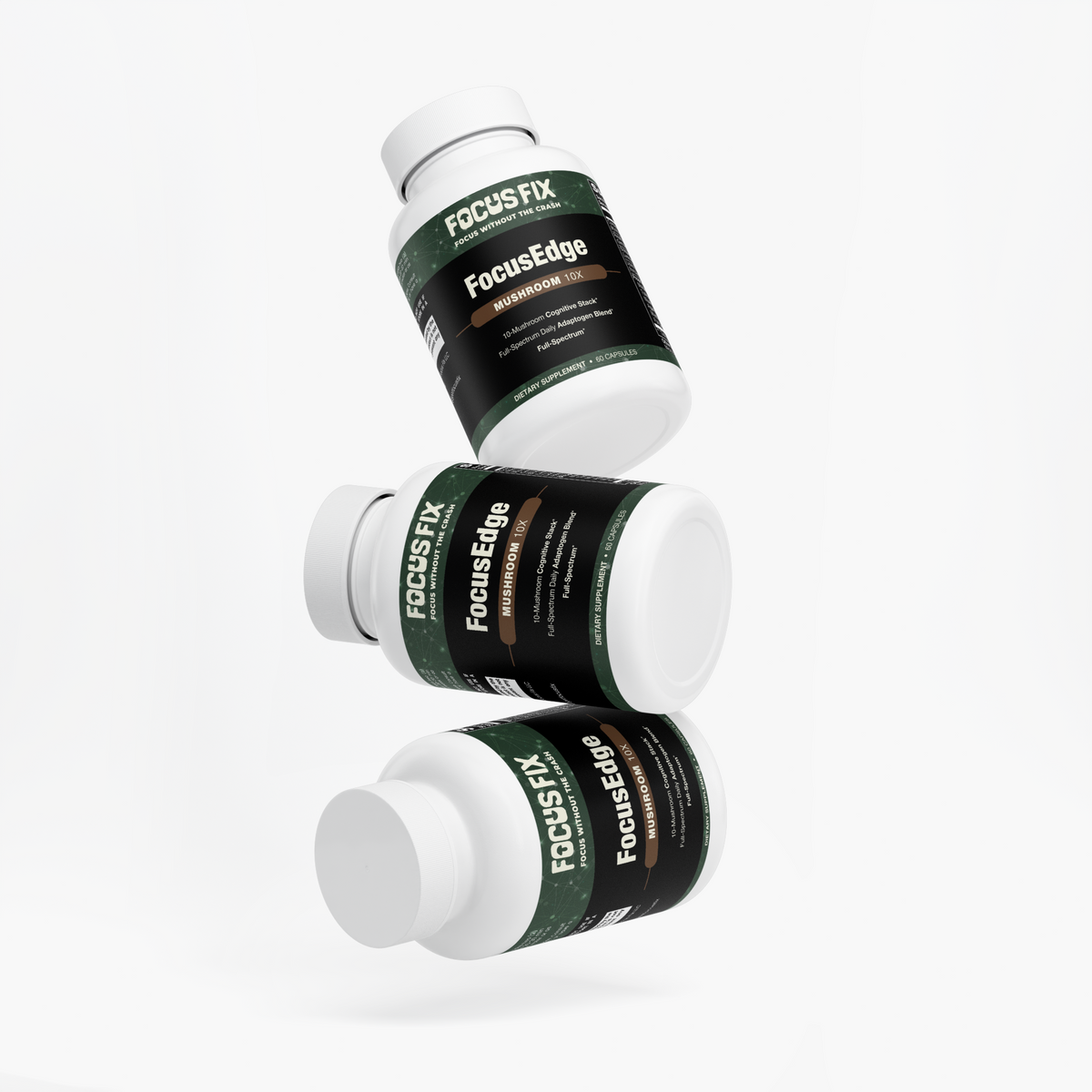 FocusEdge — 10-in-1 Mushroom Complex for Focus & Clarity