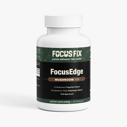 FocusEdge — 10-in-1 Mushroom Complex for Focus & Clarity