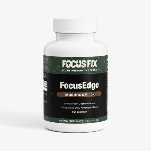 FocusEdge — 10-in-1 Mushroom Complex for Focus & Clarity