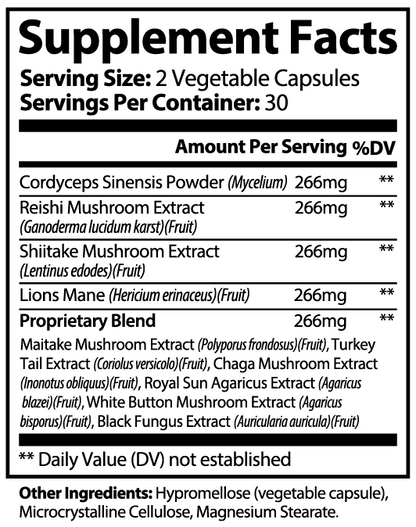 FocusEdge — 10-in-1 Mushroom Complex for Focus & Clarity