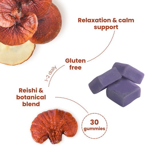 FocusRest — Reishi Calm & Relaxation Gummies