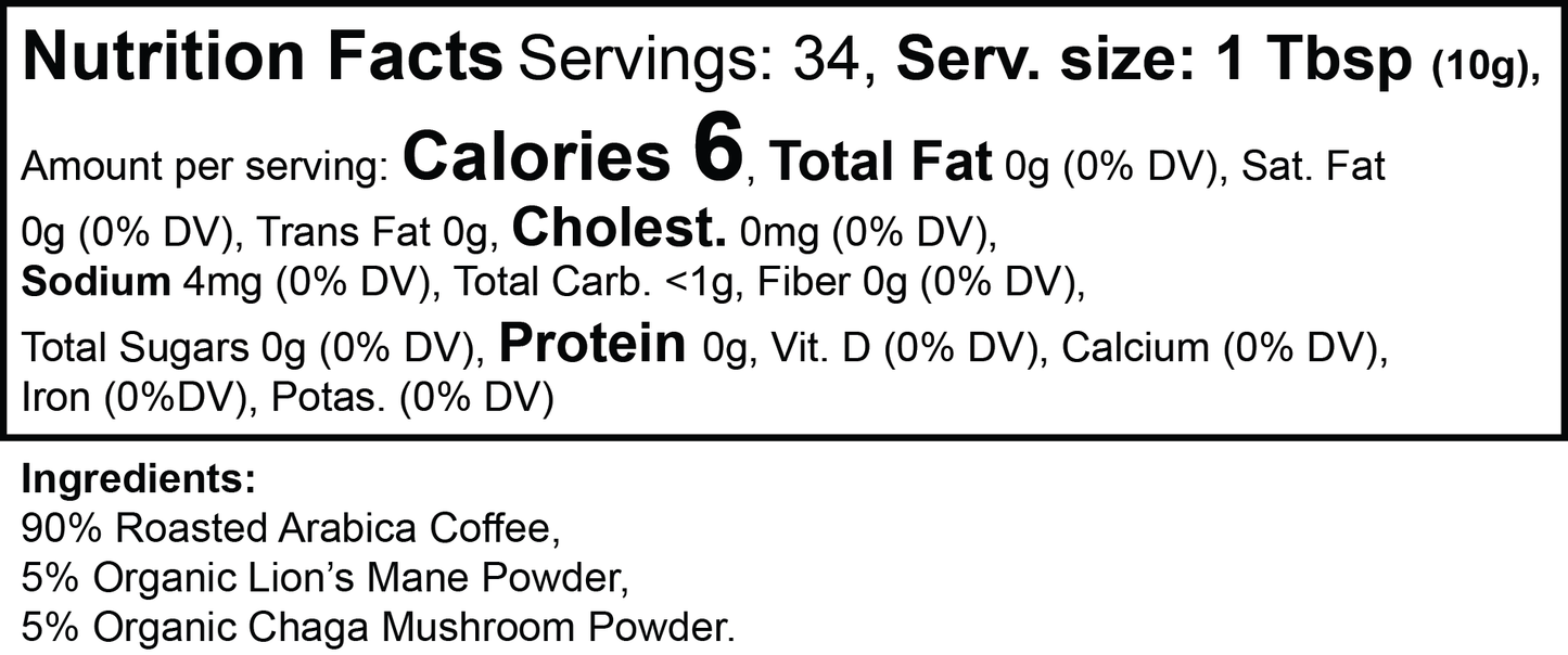 FocusBrew - Vitality Mushroom Coffee