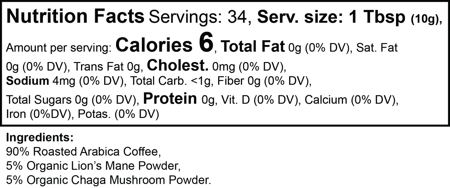 FocusBrew - Vitality Mushroom Coffee