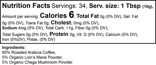 FocusBrew — Lion's Mane Mushroom Coffee (Medium Roast)