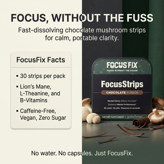 FocusStrips: Mushroom-Powered Focus Support