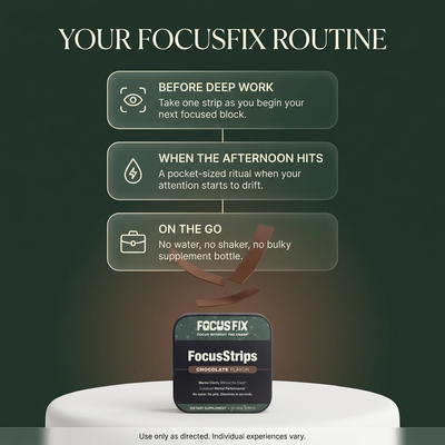 FocusStrips: Mushroom-Powered Focus Support