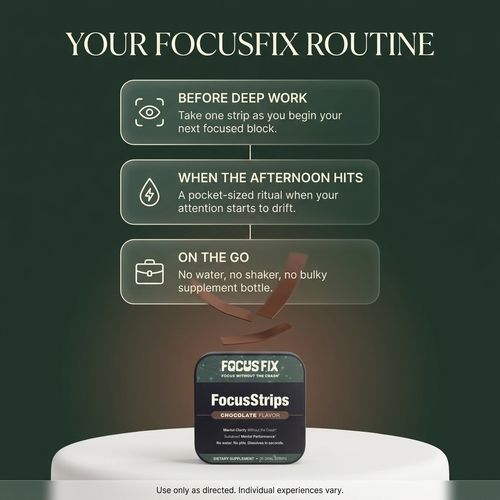 FocusStrips: Mushroom-Powered Focus Support