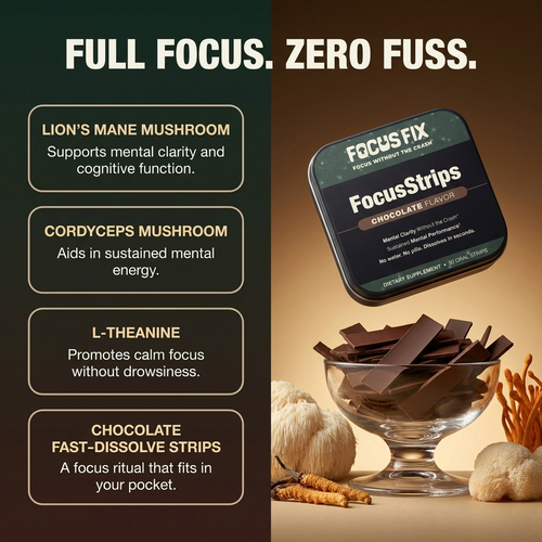 FocusStrips: Mushroom-Powered Focus Support